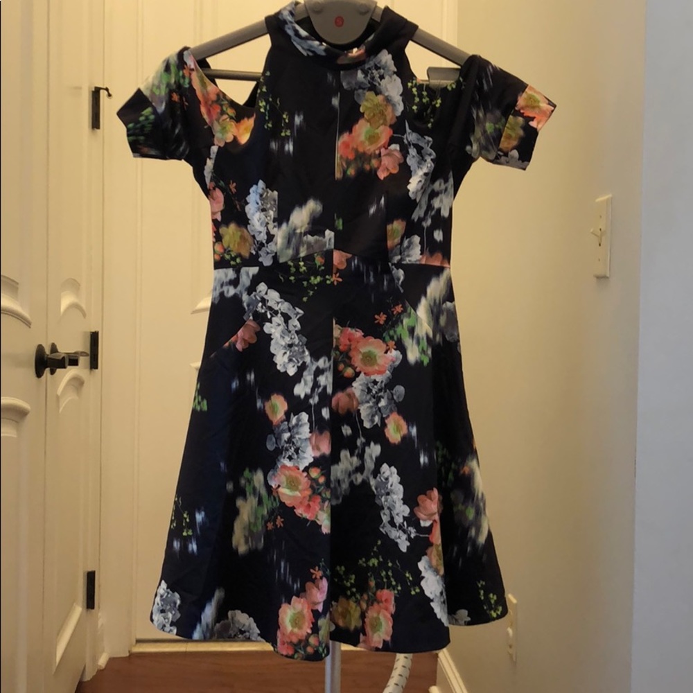 Whistles cold shoulder dress